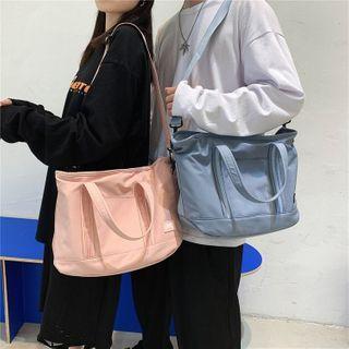Plain Nylon Cross Shoulder Bag