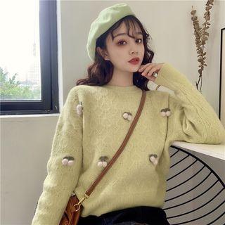 Cherry Accent Pullover