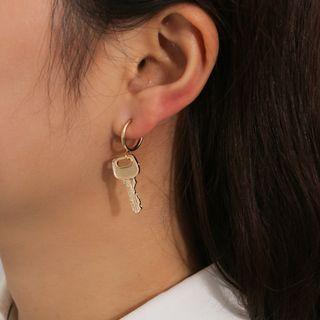 Alloy Key Dangle Earring