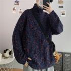 High-neck Loose-fit M Lange Sweater
