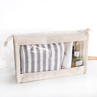 Linen Cotton Toiletry Bag