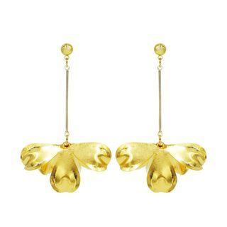 Petal Dangle Earrings (gold) One Size