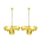Petal Dangle Earrings (gold) One Size