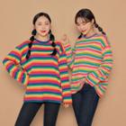 Vivid / Pastel Rainbow Stripe T-shirt