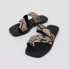 Python Strap Slide Sandals