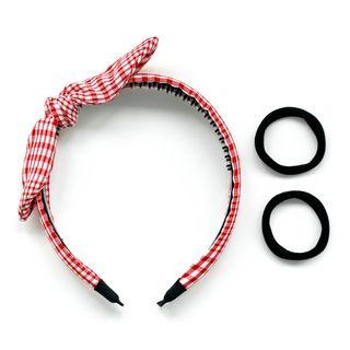 Plaid Hair Band As Shown In Figure - One Size