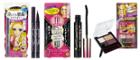 Isehan - Heroine Make Eye Make Up Set: Smooth Liquid Eyeliner (#01 Black) 0.4ml + Long And Curl Mascara (black) 6g + Jewelry Eyecolor (random Color) 4g (limited Edition) 3 Pcs
