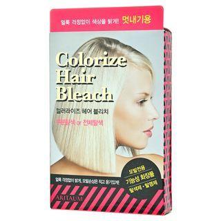 Aritaum - Colorize Hair Bleach: Powder 10g + Oxidizing Lotion 30ml 2 Pcs