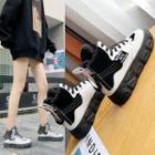 Faux-fur High Top Sneakers