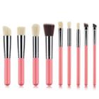Set Of 9: Makeup Brush Tm-076 - 9 Pcs - Pink - One Size