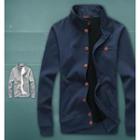 Mandarin-collar Button Jacket