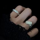 Sterling Silver Irregular Ring (various Designs)