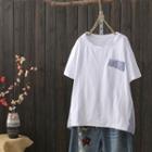 Bow T-shirt White - One Size