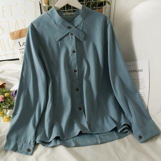 Collar-details Loose Shirt