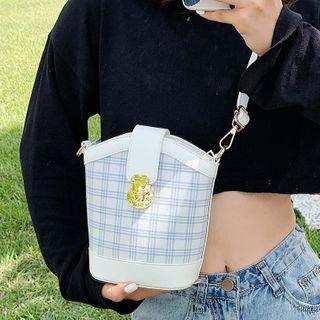 Panel Zip Bucket Bag