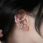 Set Of 3: Alloy Cuff Earring (various Designs) Set Of 3 - 2067a - Silver - One Size