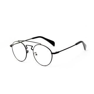 Double Bridge Round Glasses