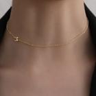 M Lock Necklace Gold - One Size