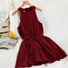 Plain Halter Romper