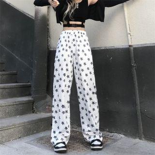 Star Patterned Sweatpants