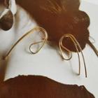 Alloy Fringed Earring 1 Pair - 925 Silver Needle Earring - Gold - One Size