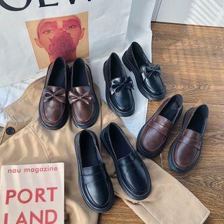 Plain Loafers / Ribbon Loafers