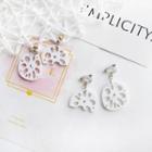 Lotus Root Slice Earring / Clip-on Earring