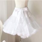 Bow Accent Petticoat Skirt