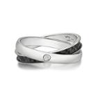 Double Steel Diamond Ring