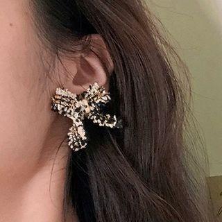 Bow Fabric Earring