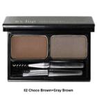 Its Skin - Its Top Professional Easy Look Eyebrow Cake No.2 - Choco Brown+gray Brown