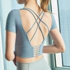 Sport Backless Short-sleeve T-shirt