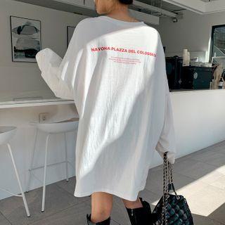 Letter Oversized T-shirt