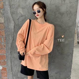 Crew Neck Plain T-shirt