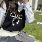 Jacquard Sweater Vest Black - One Size