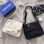 Safety Pin Canvas Crossbody Bag