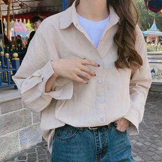 Plain Shirt Almond - One Size