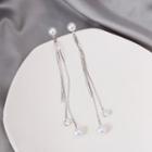 Faux Pearl Dangle Earring E3394 - 1 Pair - As Shown In Figure - One Size