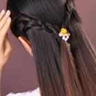 Faux Jade Flower Hair Tie As Shown In Figure - One Size