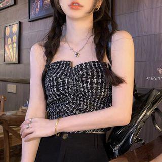 Irregular Cropped Tube Top