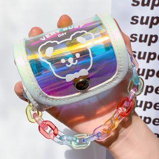 Bear Pvc Chained Coin Purse