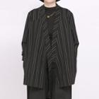 Open-front Pinstriped Jacket