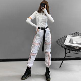 Patchwork Reflective Jogger Pants
