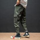 Cargo Harem Pants With Adhesive Tabs