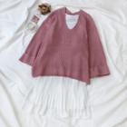 V-neck Sweater / Tank Dress
