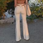 Cut-out Boot-cut Pants