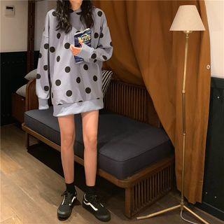 Polka Dot Long Pullover