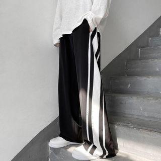 Color Block Striped Pants