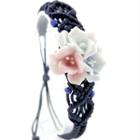 Flower Cord Bracelet
