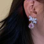 Rhinestone Drop Earring / Ring